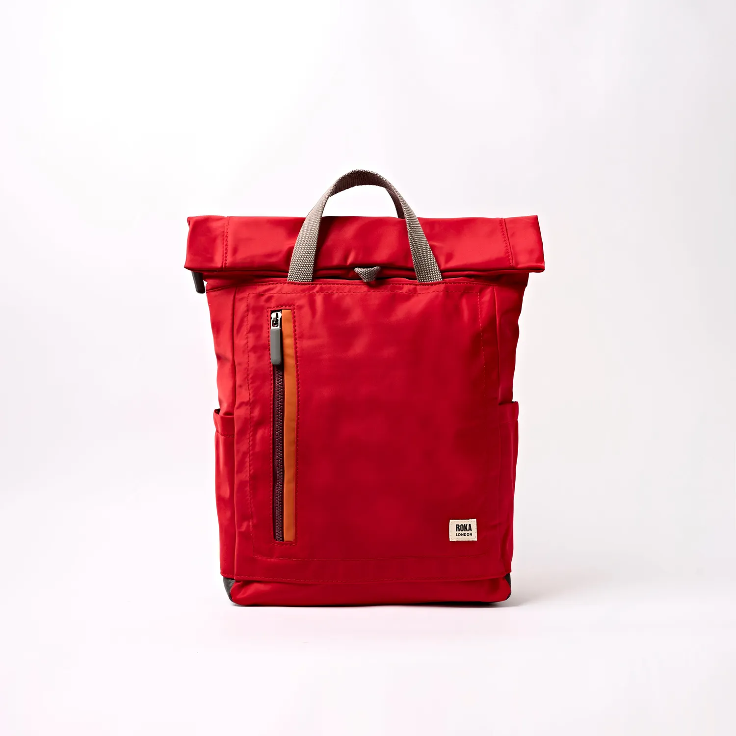 Roka London Camden J rygsæk Medium rødstribet 14,5L