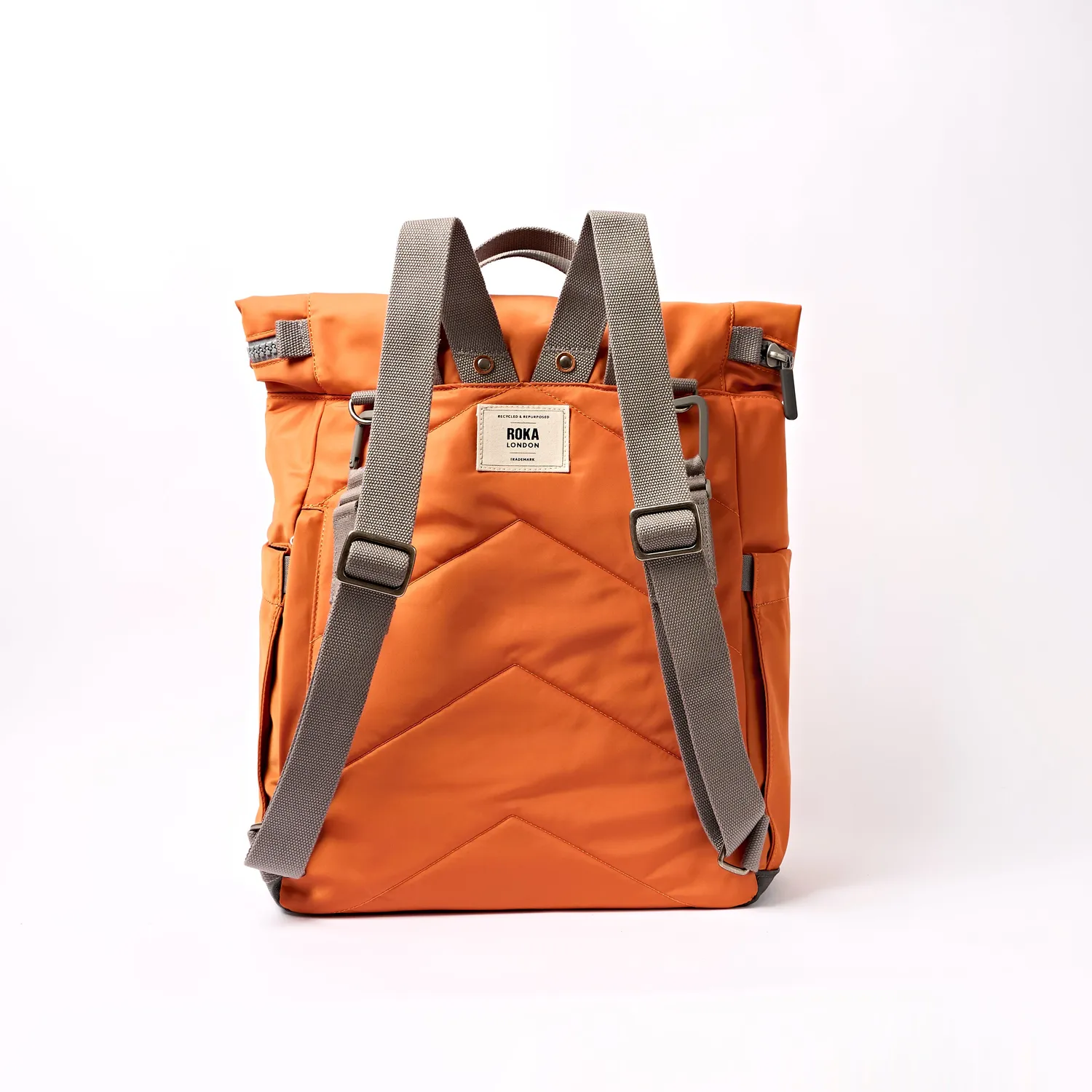 Roka London Primrose pusletaske large burnt orange 4-i-1 rygsæk