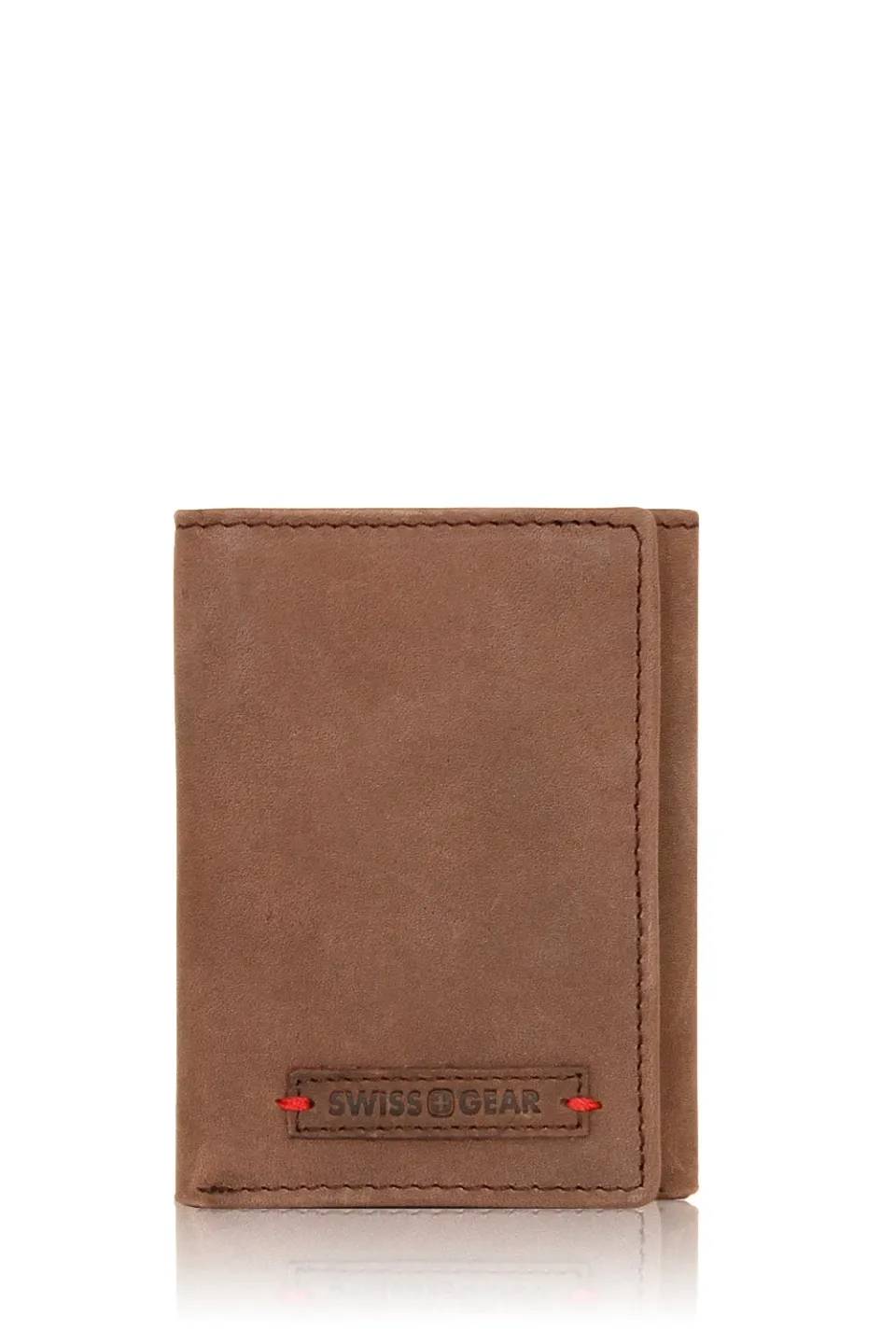 Swissgear Rugged trifold pung brun læder