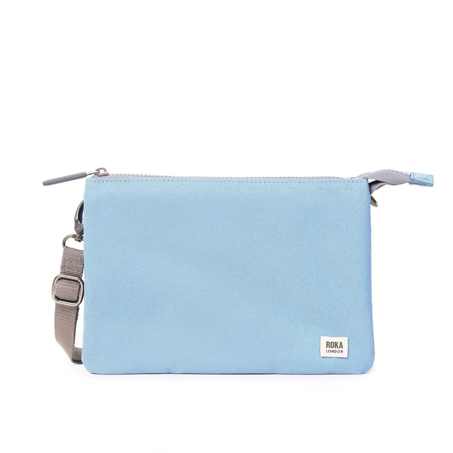 Roka London Carnaby XL crossbody taske Extra Large retro blue