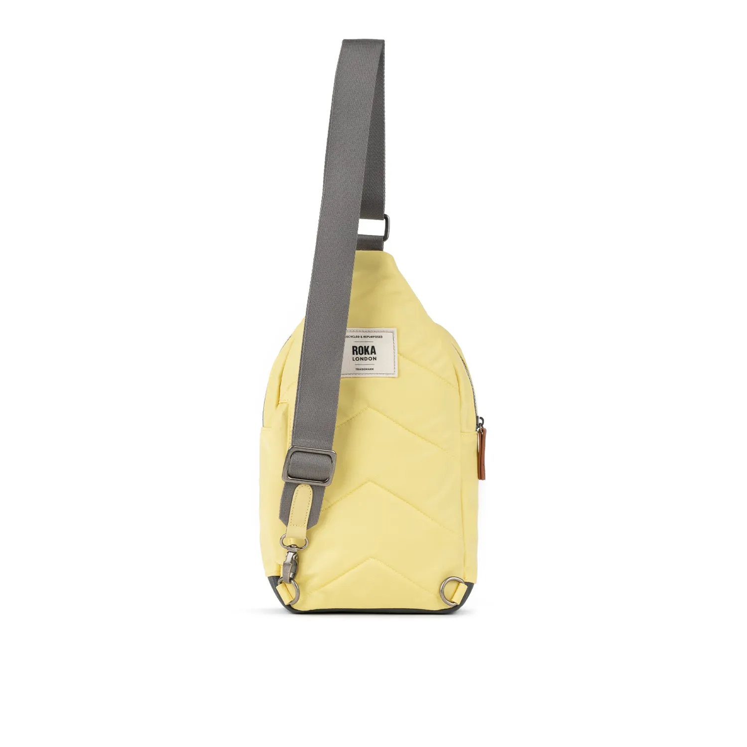 Roka London Willesden sling taske Citron L 5 liter