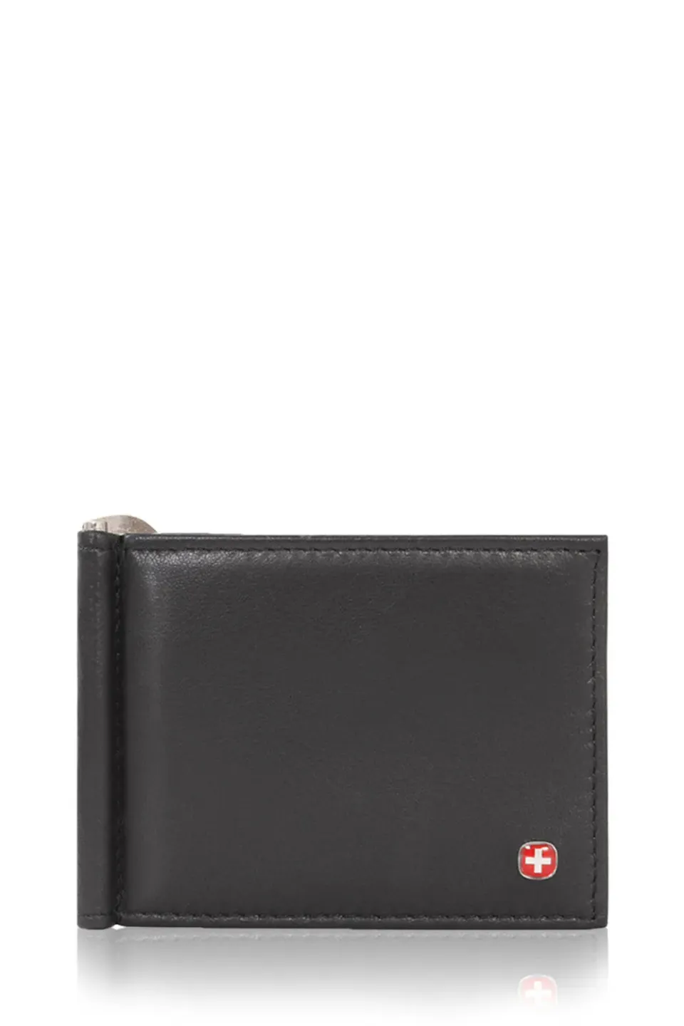 Swissgear Bifold pung sort læder pengeclips