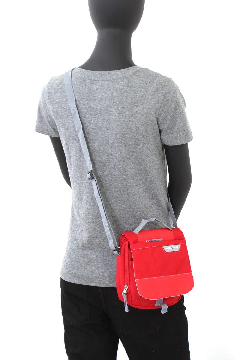 Swissgear 2310 Mini Flap skuldertaske rød polyester