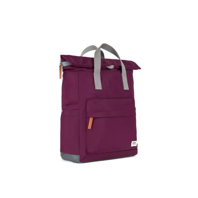 Roka London Canfield Roll Top rygsæk royal burgundy vandafvisende