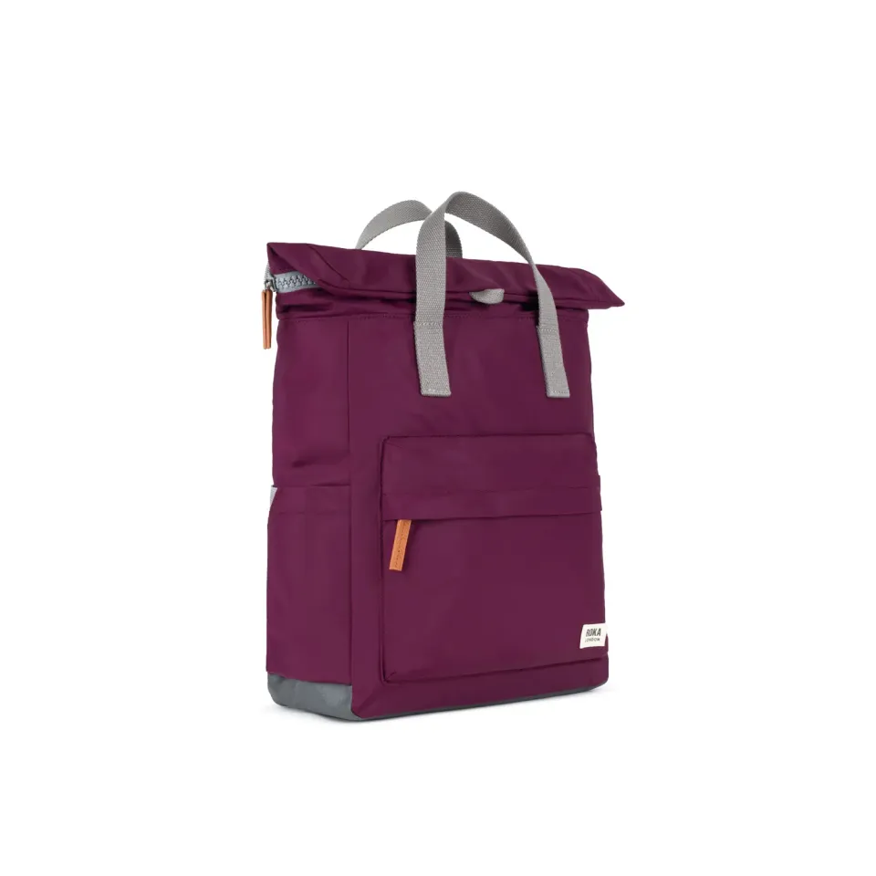 Roka London Canfield Roll Top rygsæk royal burgundy vandafvisende