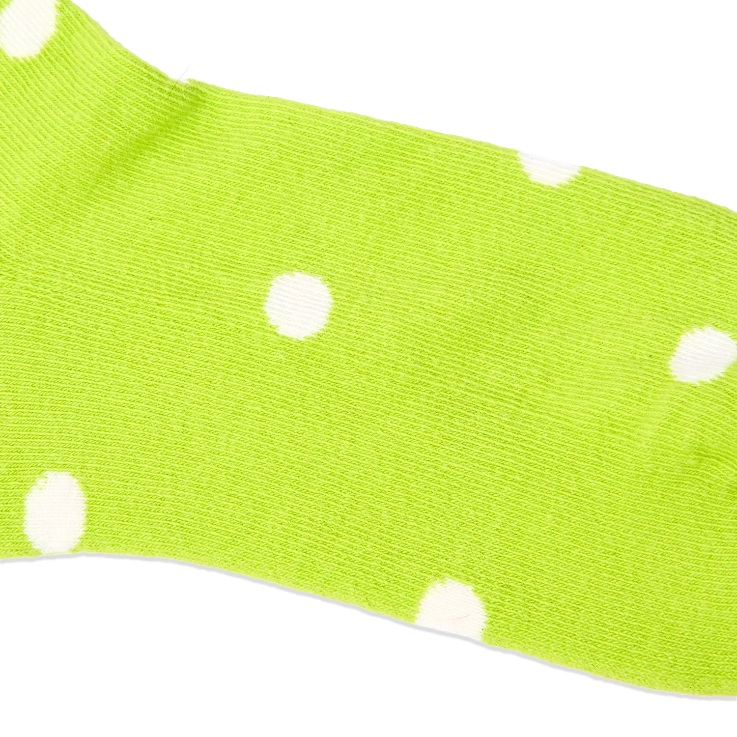 Roka London Wimbledon strømper lime dot UK 3-8 bomuld