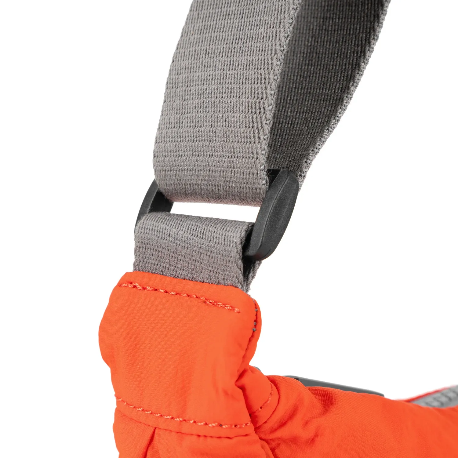 Roka London Farringdon Half Moon skuldertaske Small tangerine