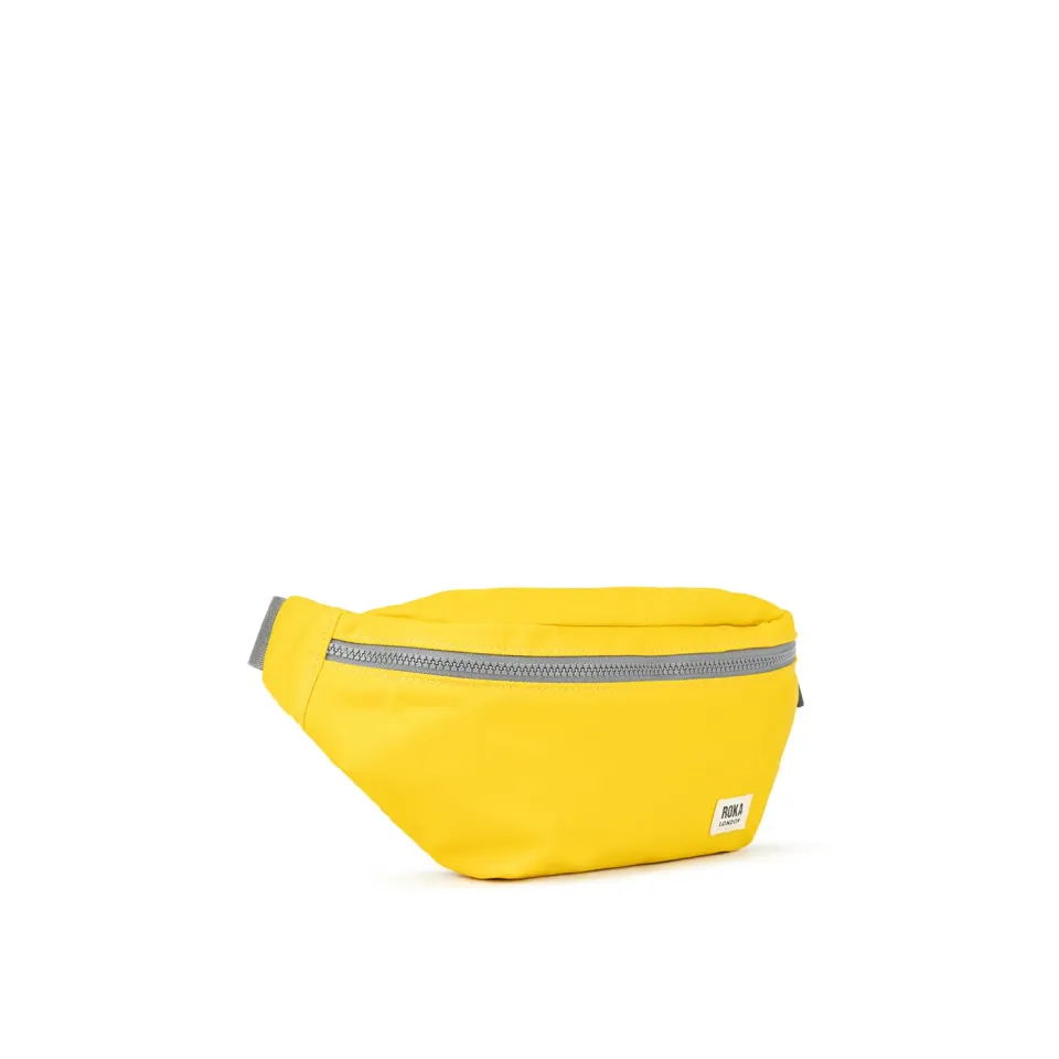 Roka London Jubilee bumbag Mustard Medium 3,2 liter