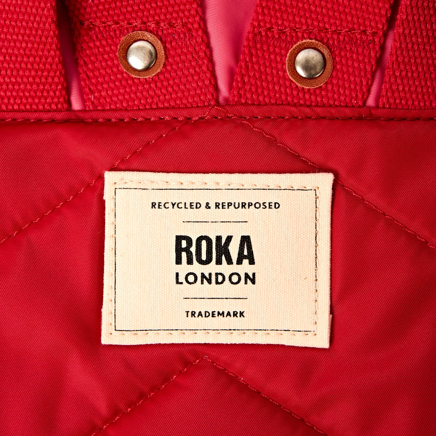 Roka London Canfield rygsæk Small Red Tonal 9,8 liter