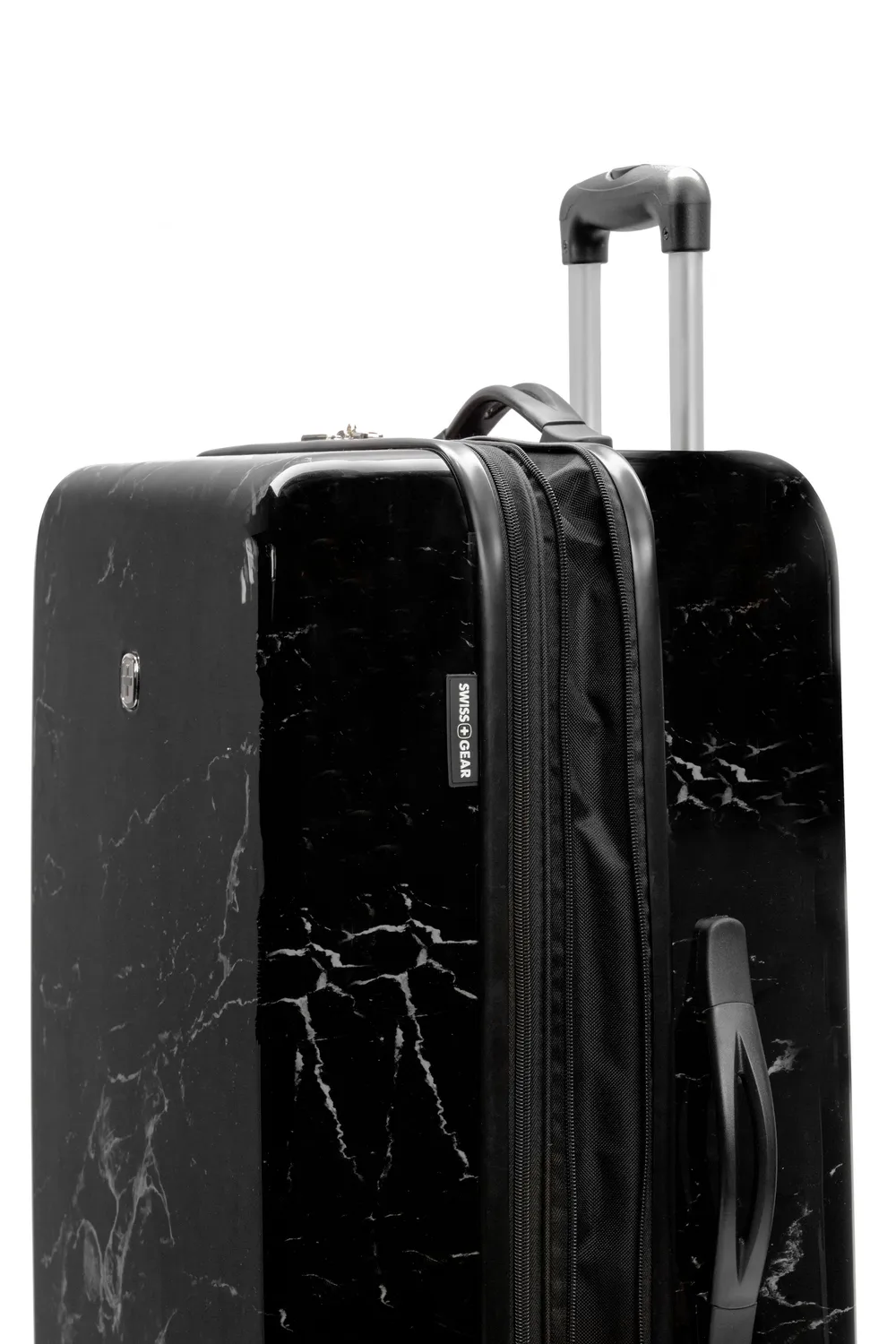 Swissgear 7579 kuffert hardcase 28" sort marmor udvidelig