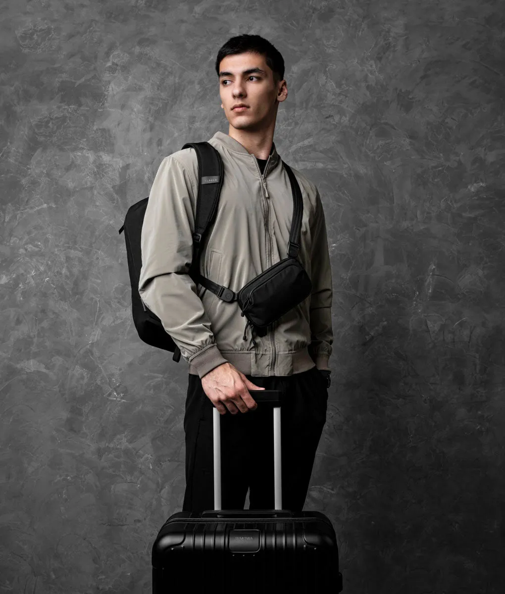 Alpaka Bravo Passport Pouch paspung sort 210D