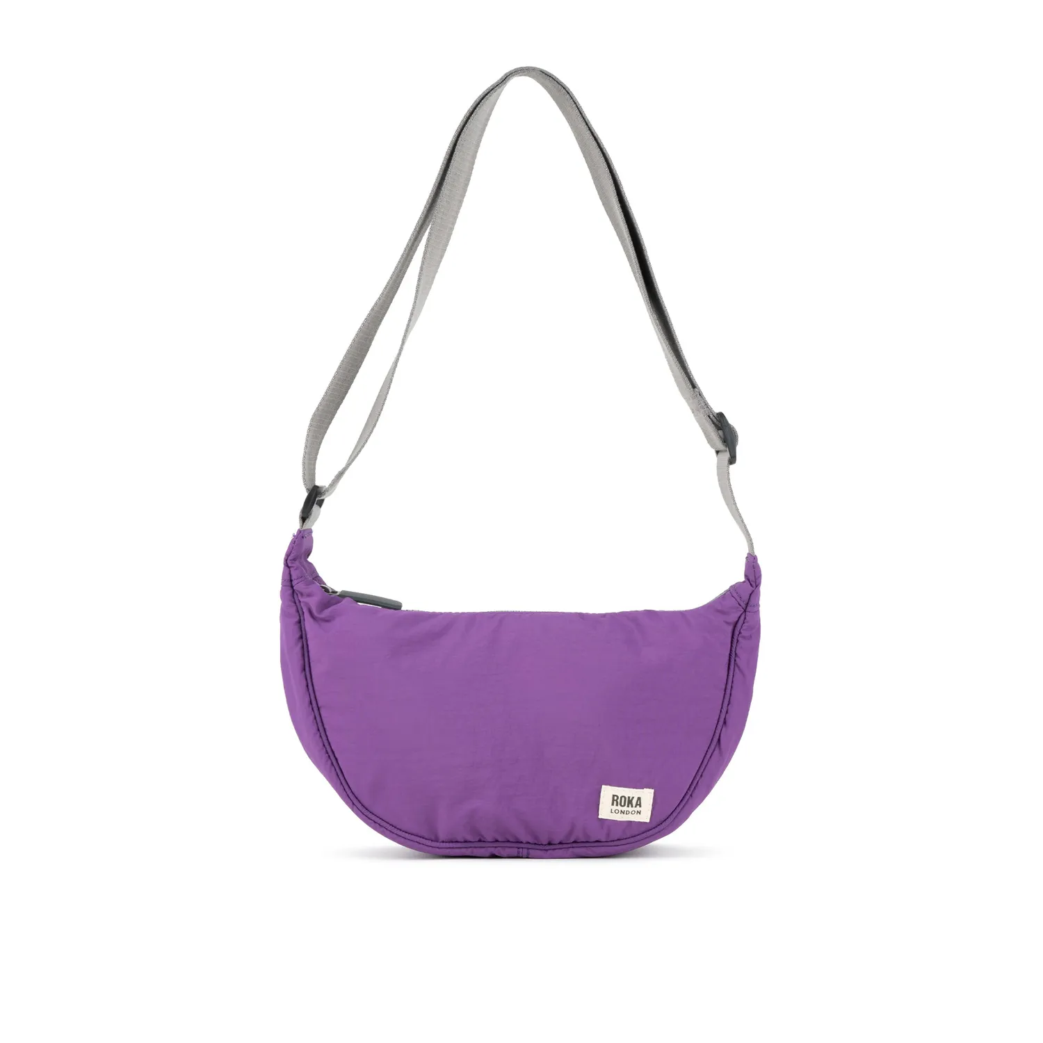 Roka London Farringdon halvmåne taske Small lilla 4,2 liter