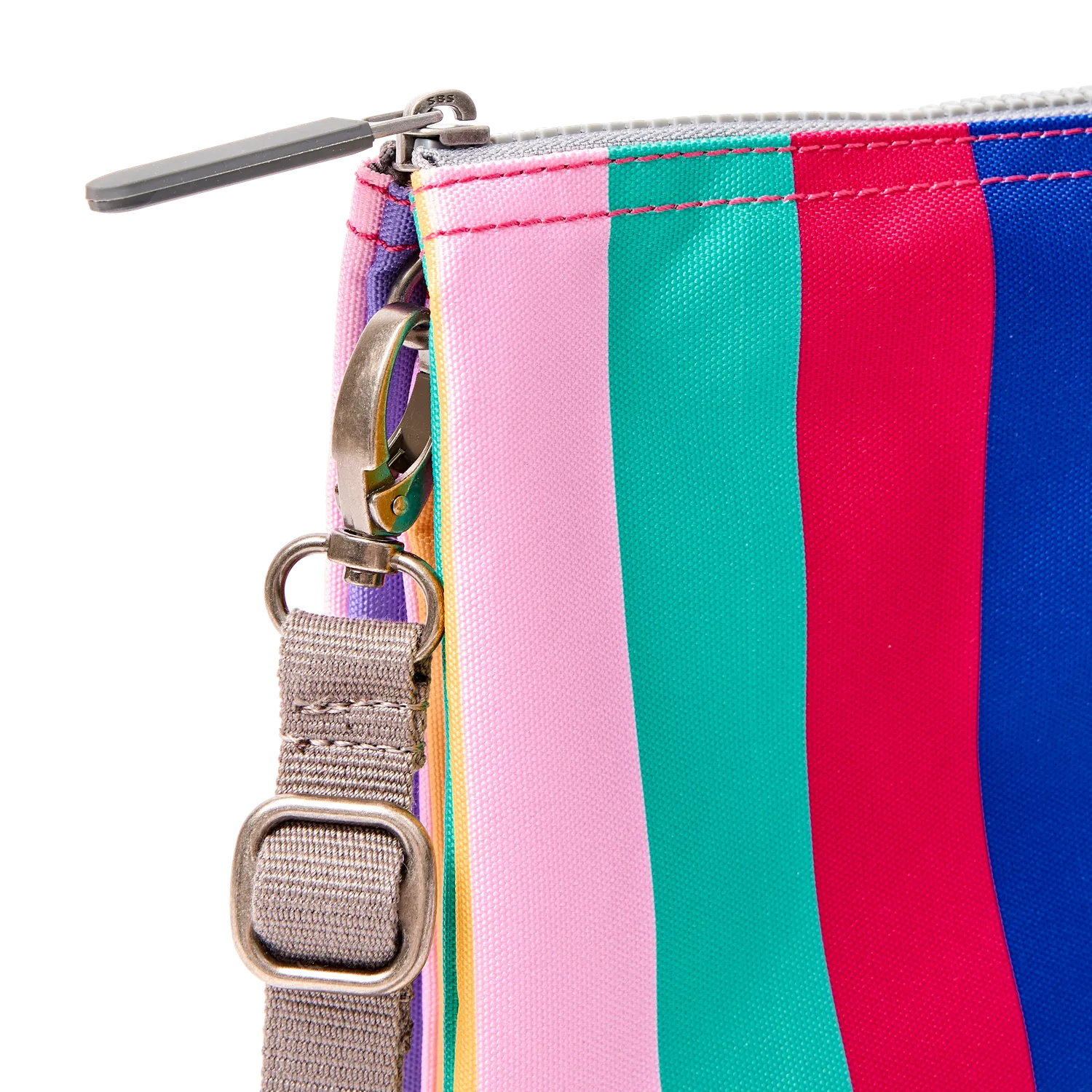 Roka London Carnaby crossbody taske XL Multi Stripe pungtaske