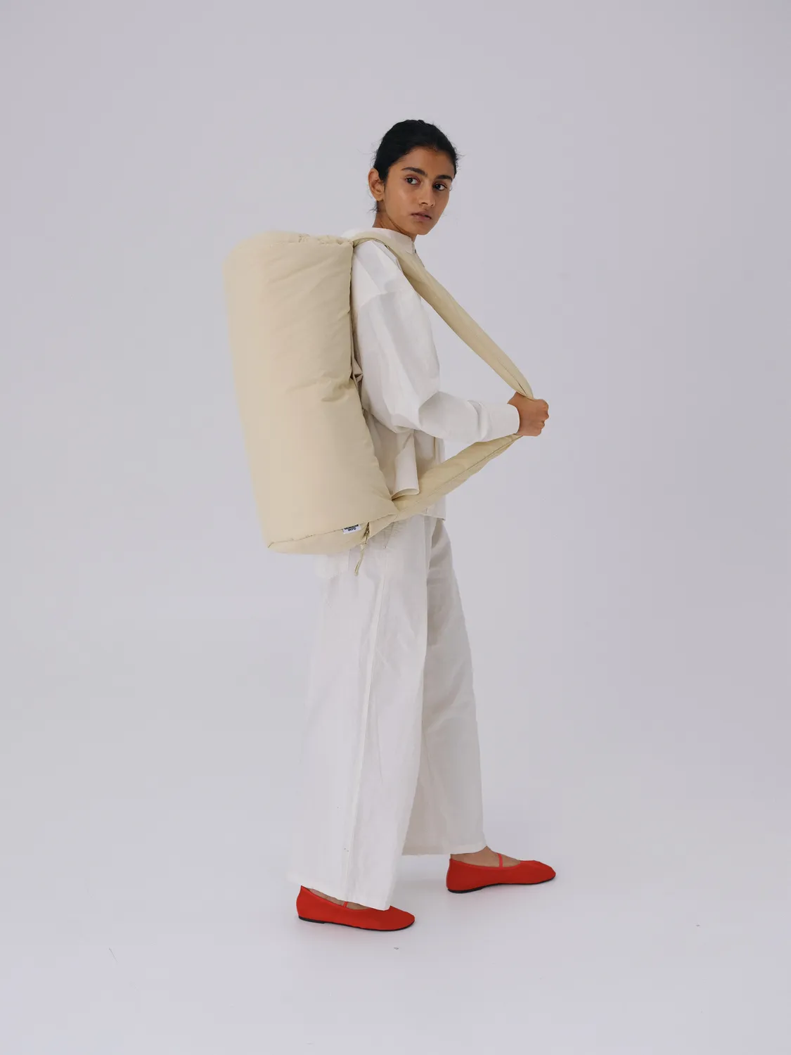 Ölend Puffy Duffle Bag rejsetaske butter yellow puffer