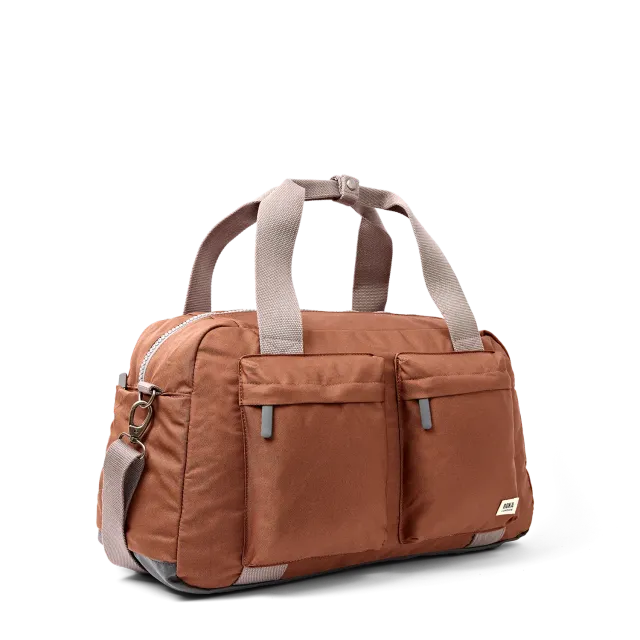 Roka London Gatwick duffel rejsetaske Medium Cinnamon