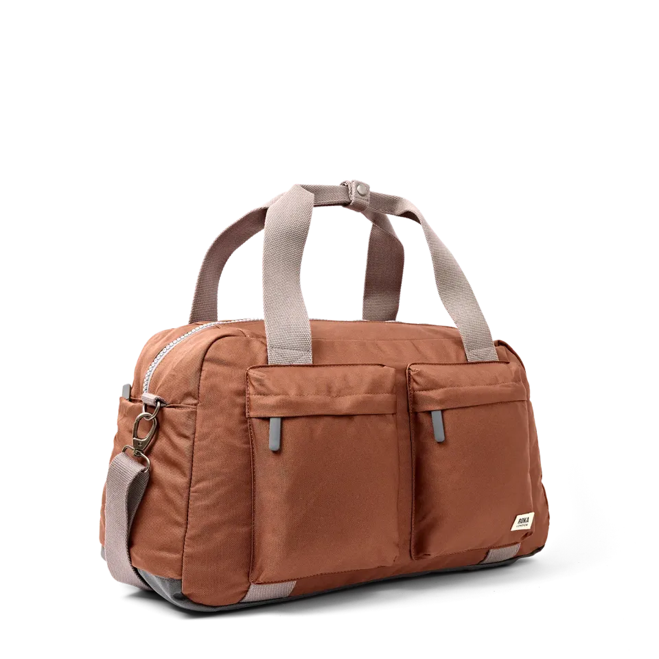 Roka London Gatwick duffel rejsetaske Medium Cinnamon
