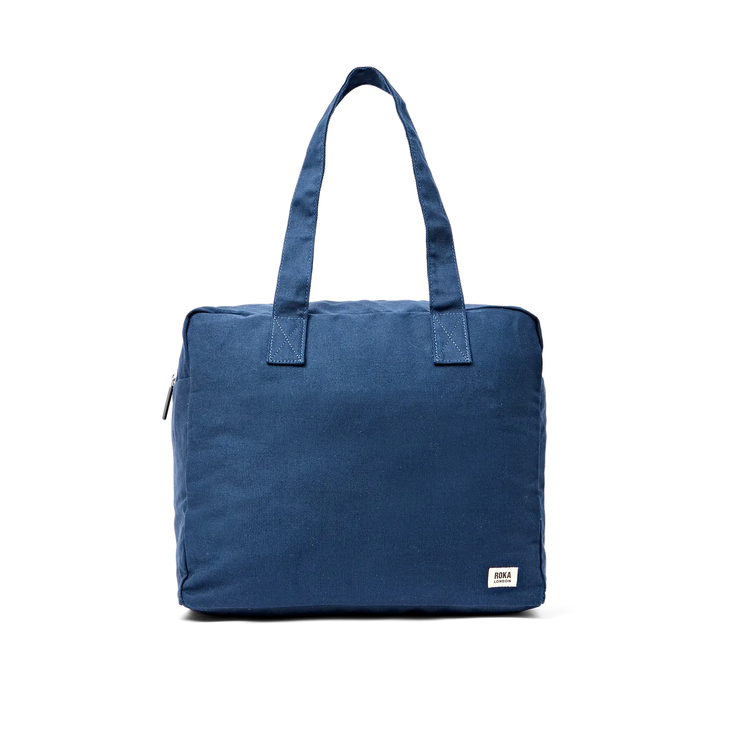 Roka London Sloane Admiral skuldertaske Medium blå