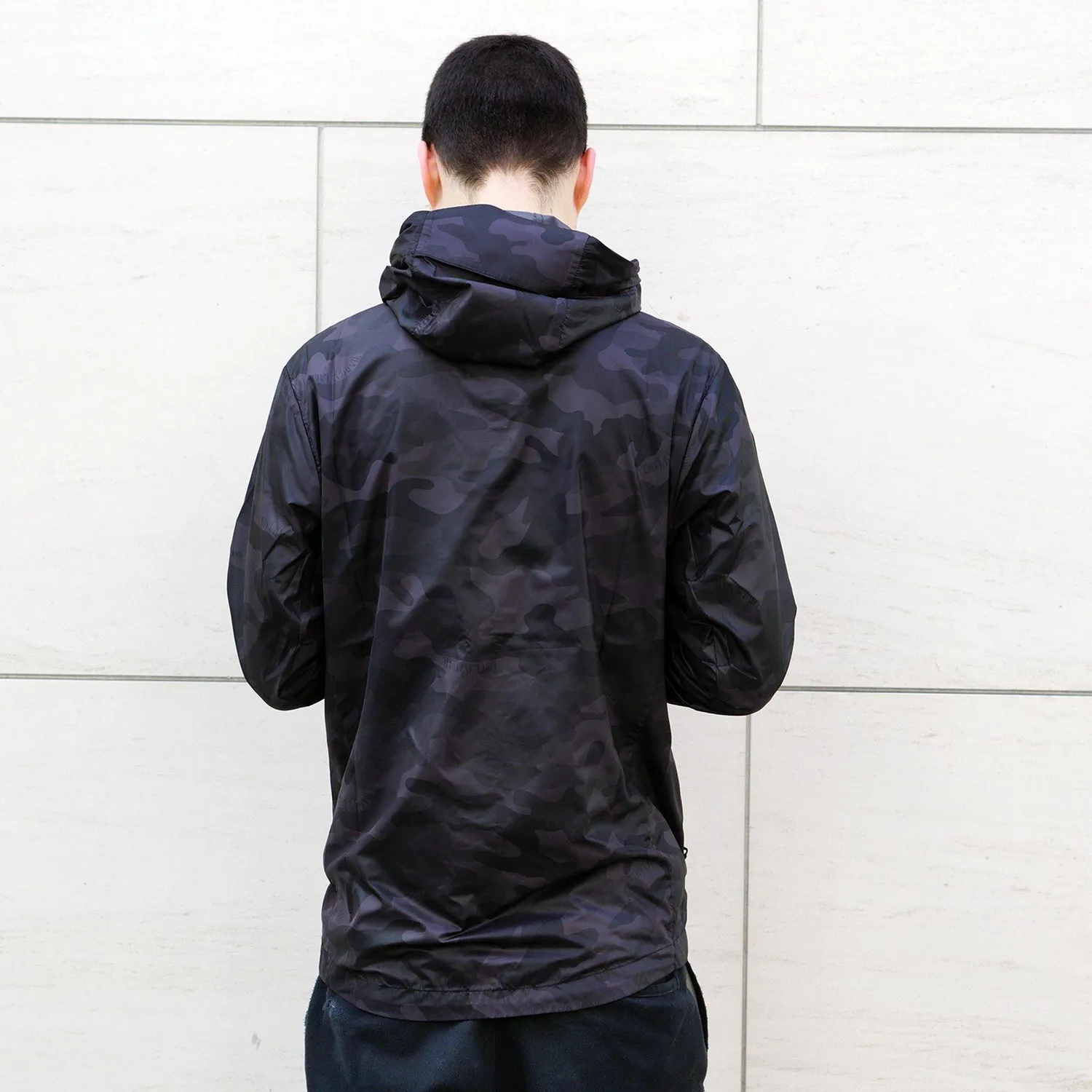 Harvest Label Apparel HV-0441 hættejakke M sort let