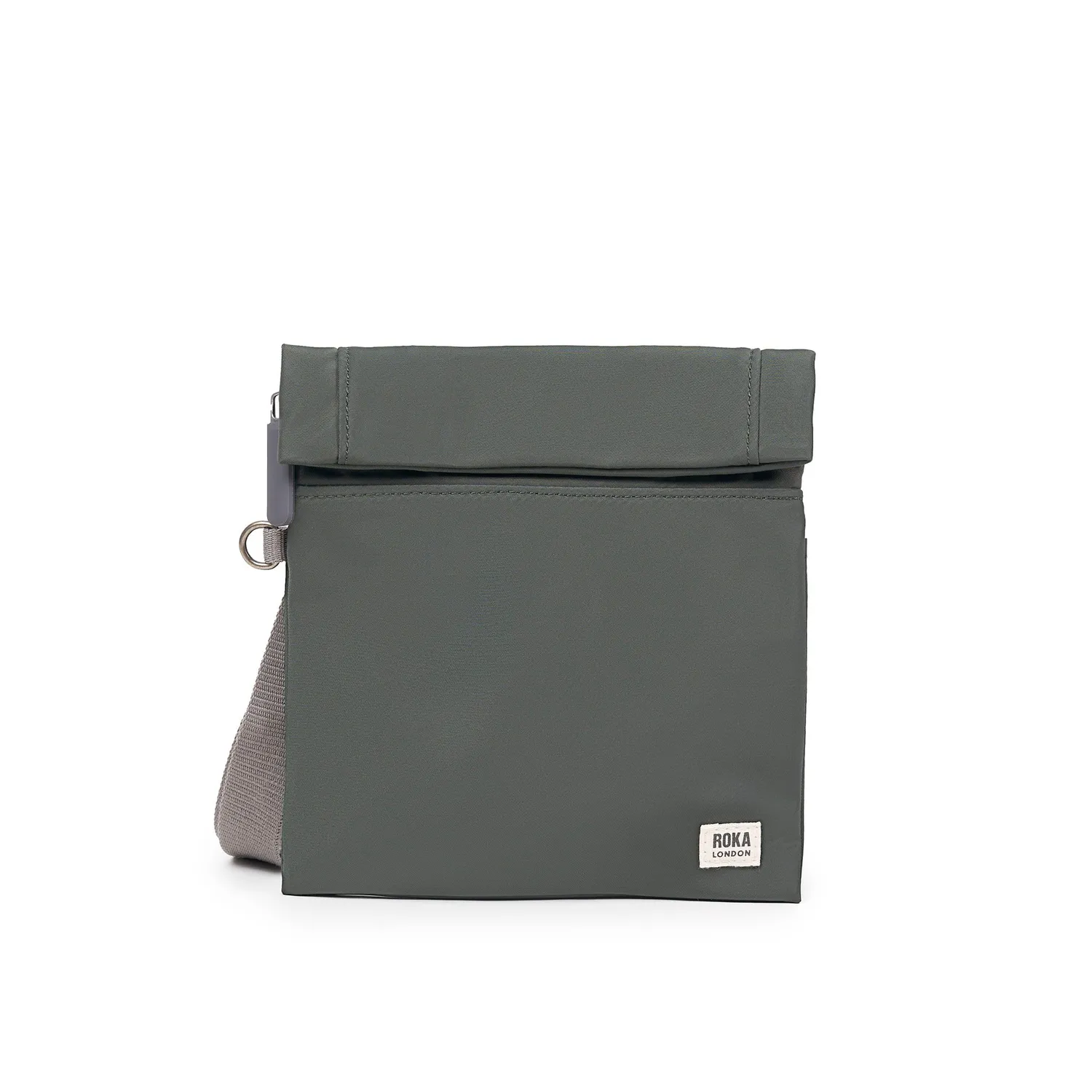 Roka London Stratford crossbody taske Small thyme roll-top