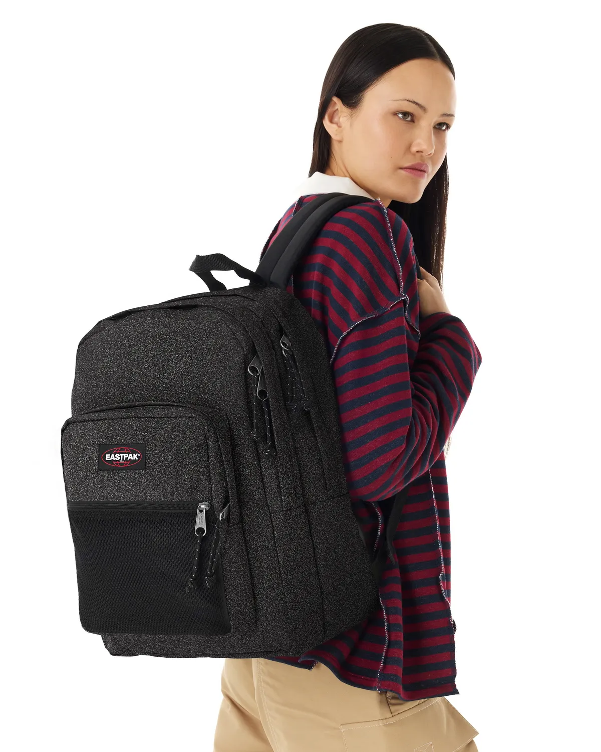 Eastpak Pinnacle rygsæk Spark Black Large glimmer
