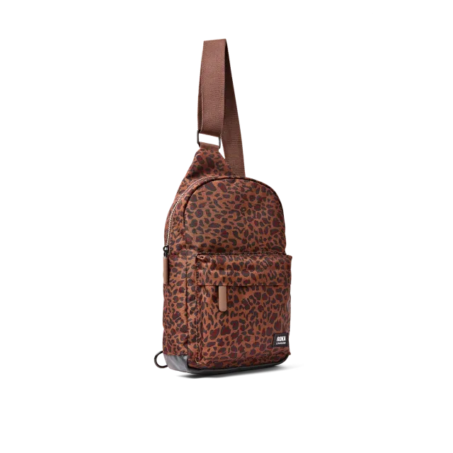 Roka London Willesden crossbody mini leopard large