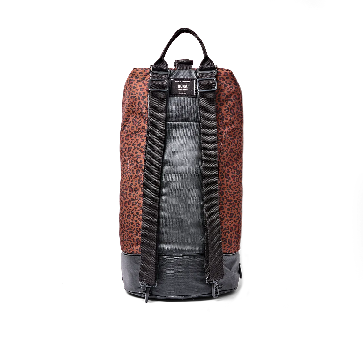 Roka Heathrow duffeltaske Corn Mini Leopard Large