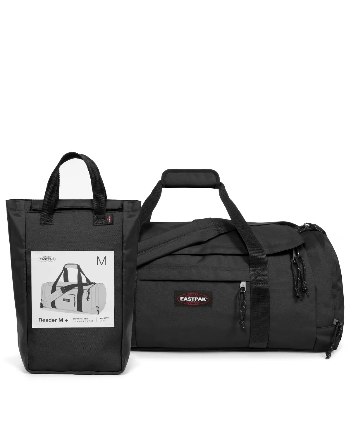 Eastpak Reader M+ sportstaske Medium sort – 48 liter