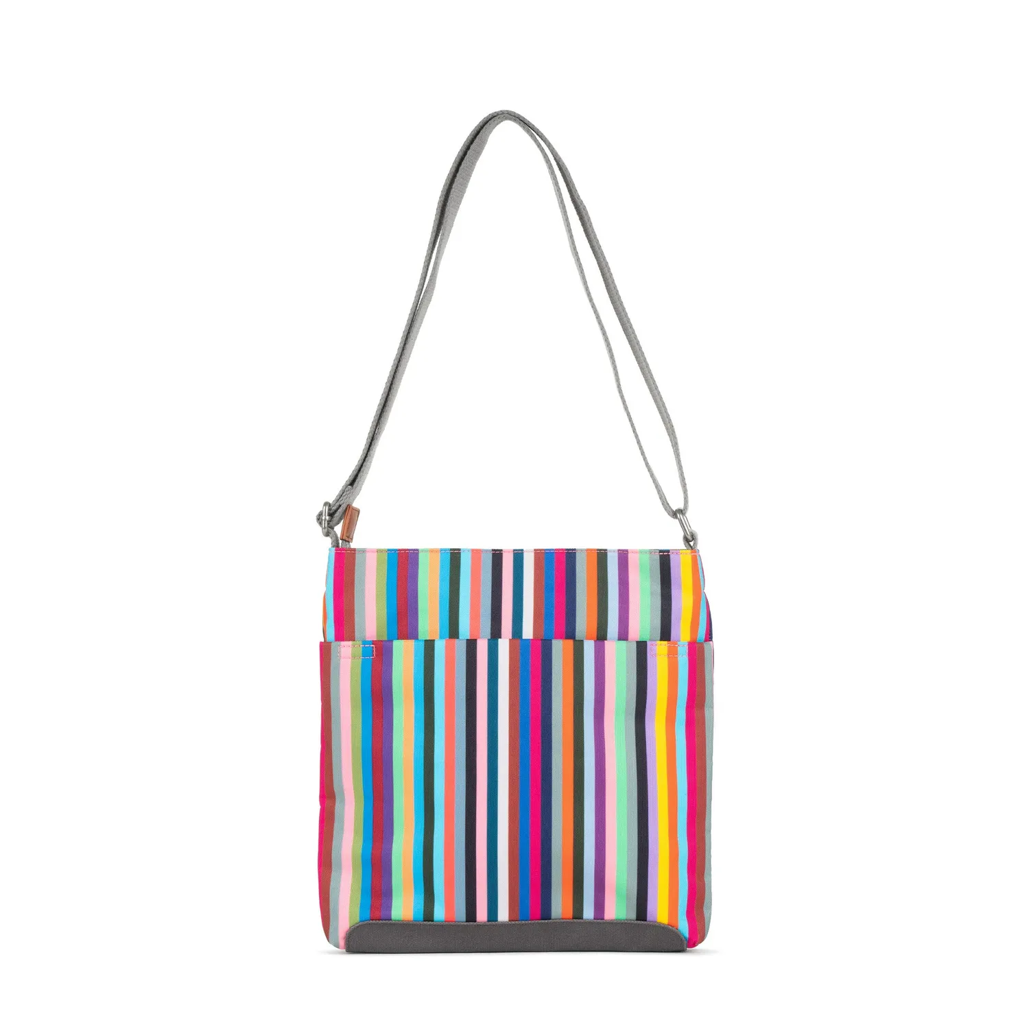 Roka London Kennington skuldertaske Multi Stripe