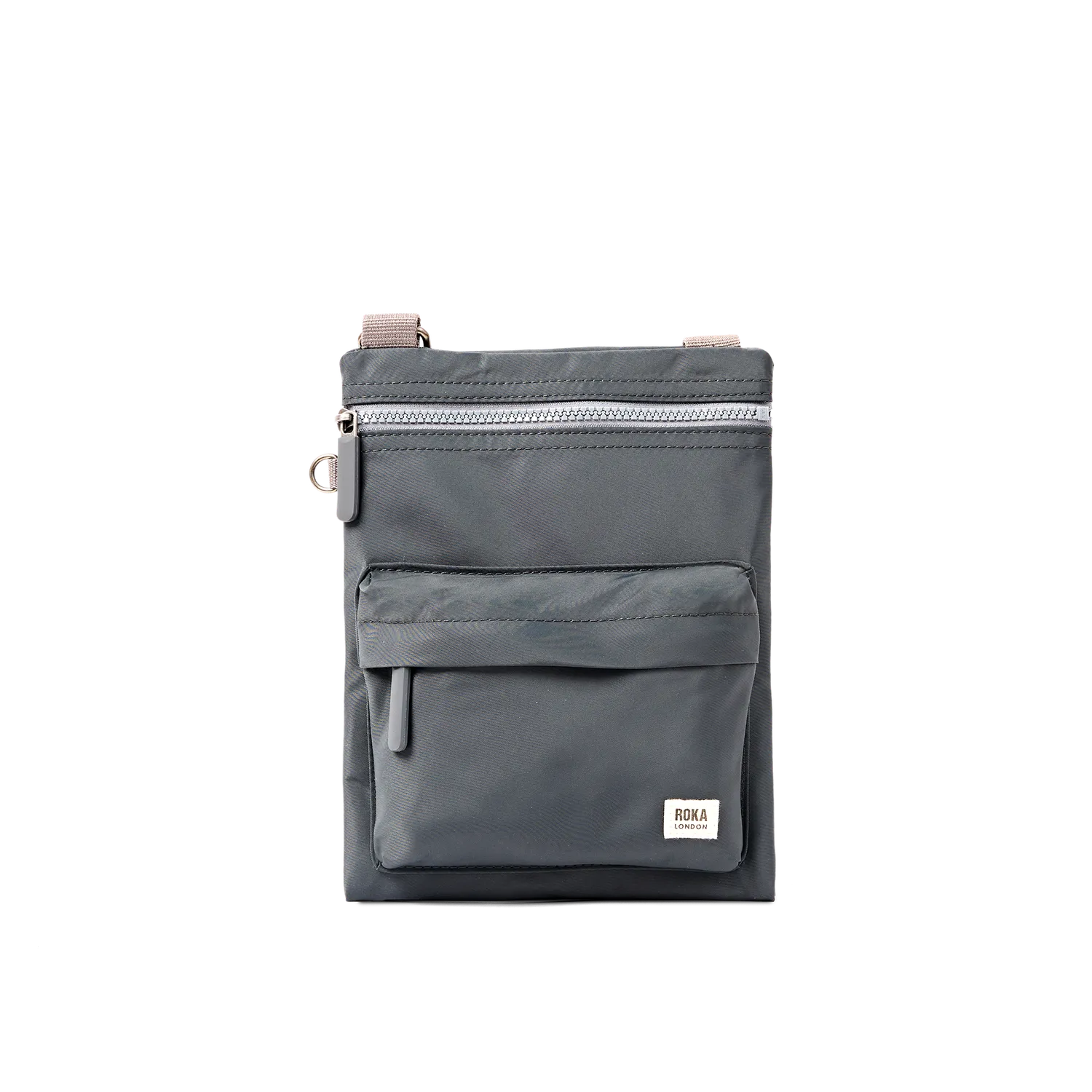 Roka London Chelsea B Medium crossbody Beluga 0,6 liter