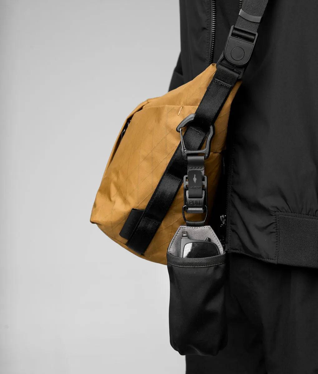 Alpaka Flow Satchel 4L skuldertaske brun X-Pac