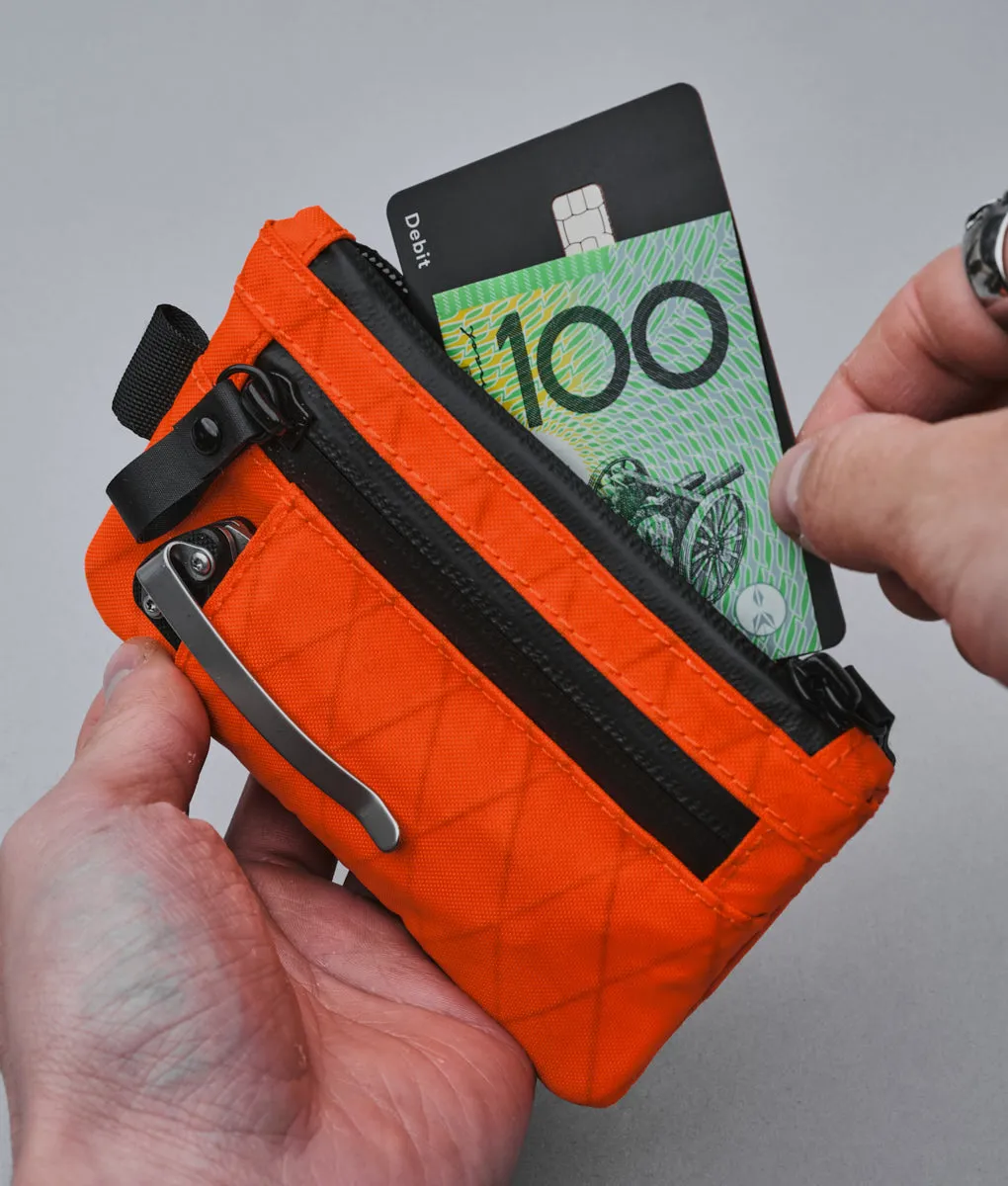 Alpaka Zip Pouch Pro kortpung sort X-Pac