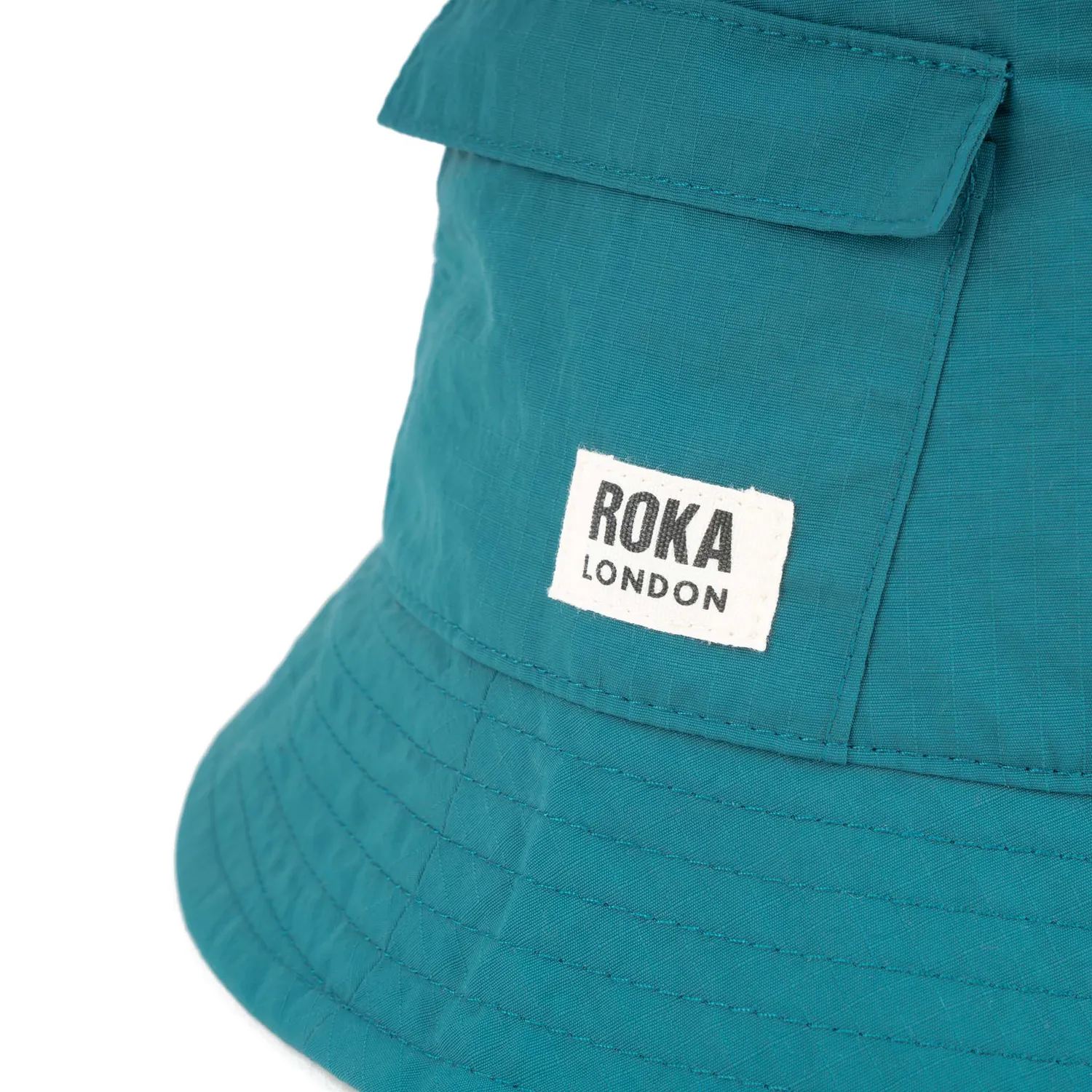 Roka London Bedford bucket hat Teal one size vandtæt