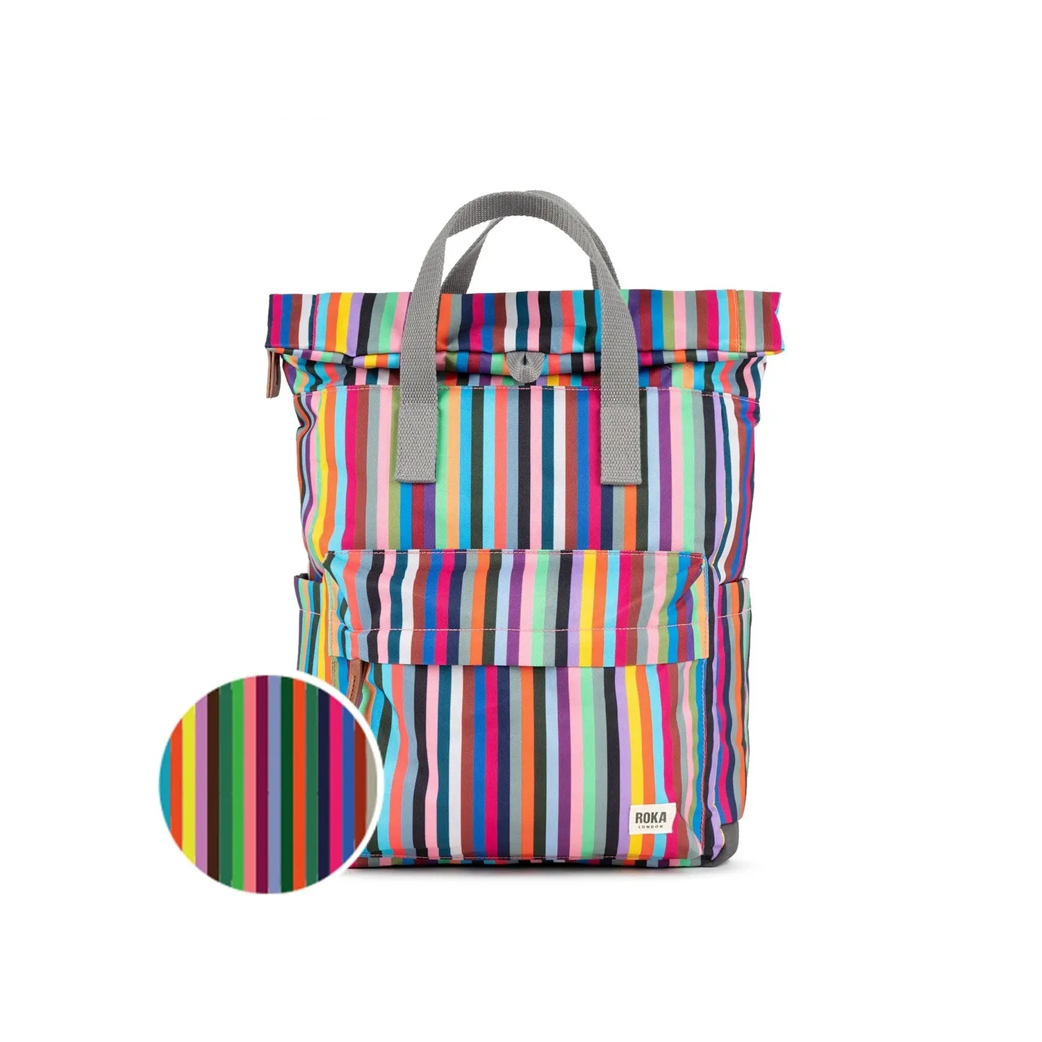 Roka London Canfield rygsæk Multi Stripe 16,4 liter