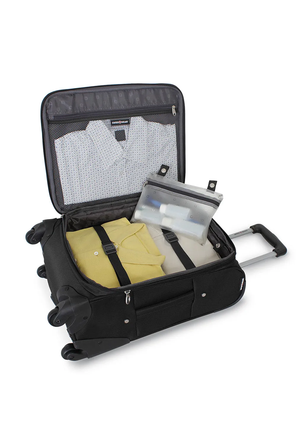 Swissgear 7387 kuffertsæt sort 2-delt spinner
