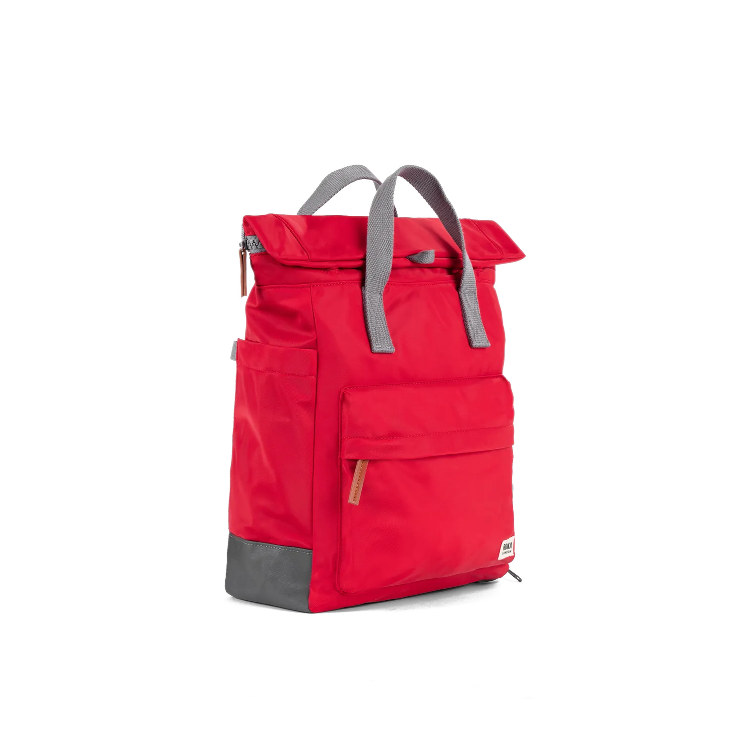Roka London Bayswater Cranberry rygsæk paraplylomme