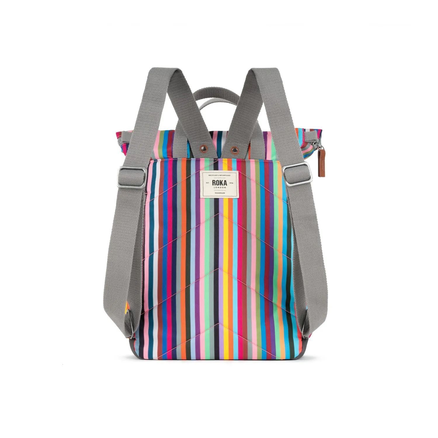 Roka London Canfield rygsæk Multi Stripe 16,4 liter