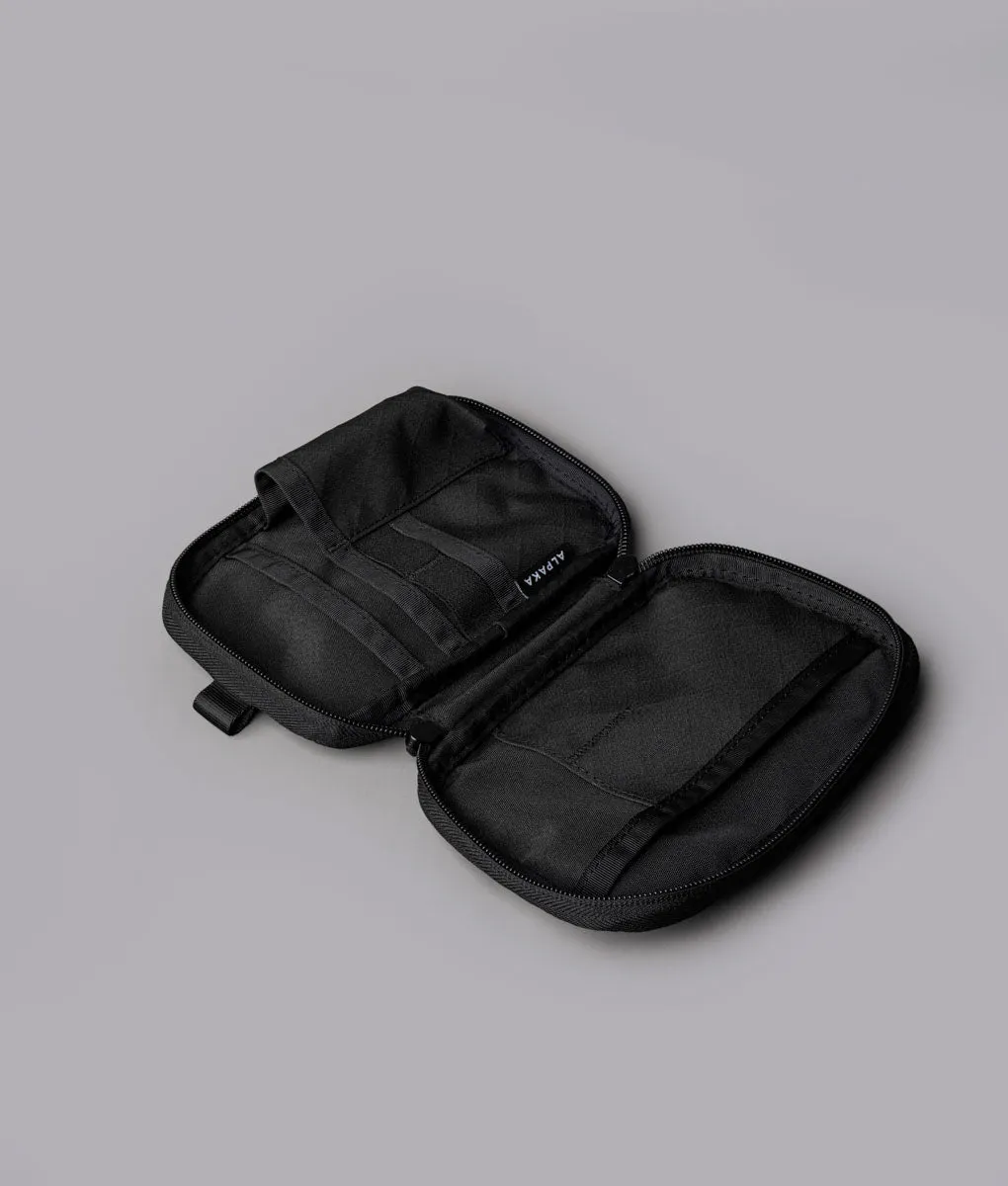 Alpaka Admin Pouch Pro organizer sort Axogrid vandtæt