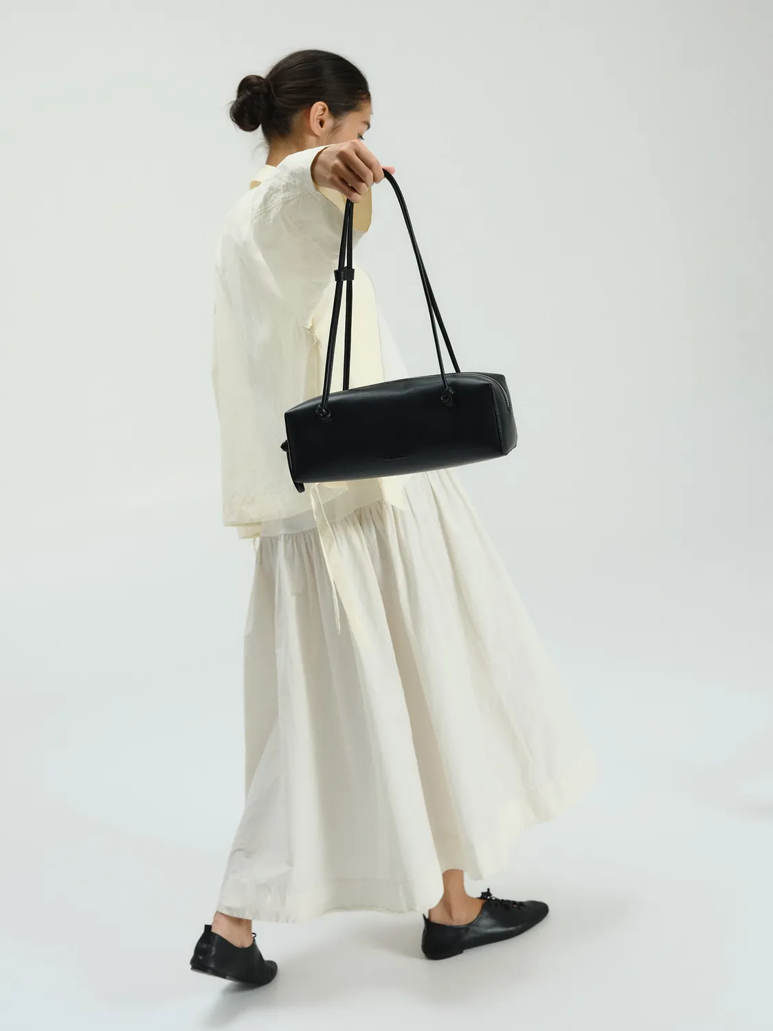 Ölend Mini Brick Bag skuldertaske Black vegansk læder