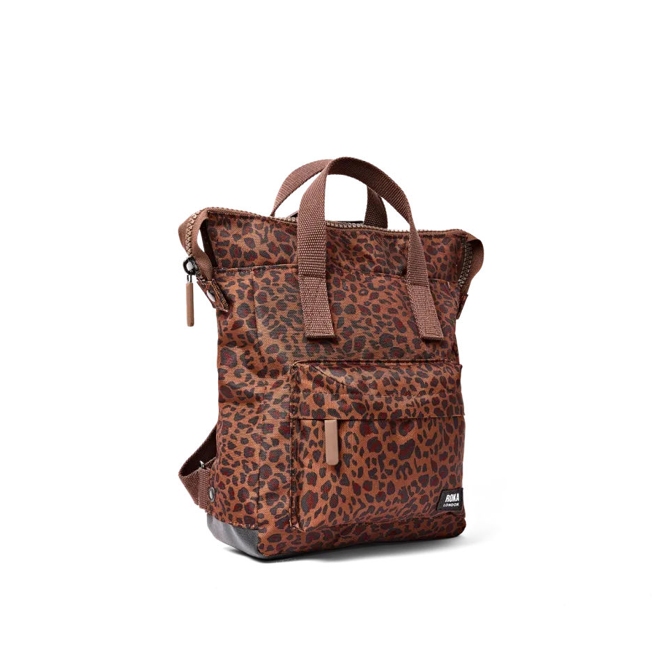 Roka London Bantry rygsæk Mini Leopard Small 7,4 l