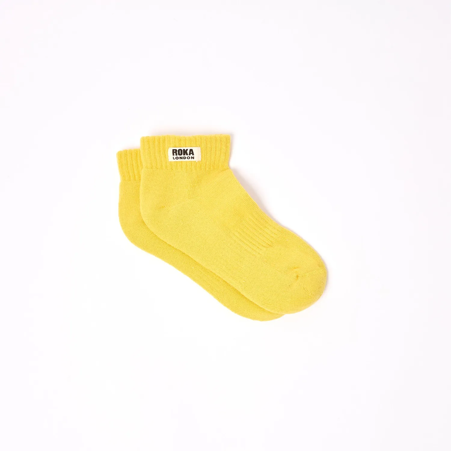 Roka London Wembley ankelstrømper børn Summer Yellow