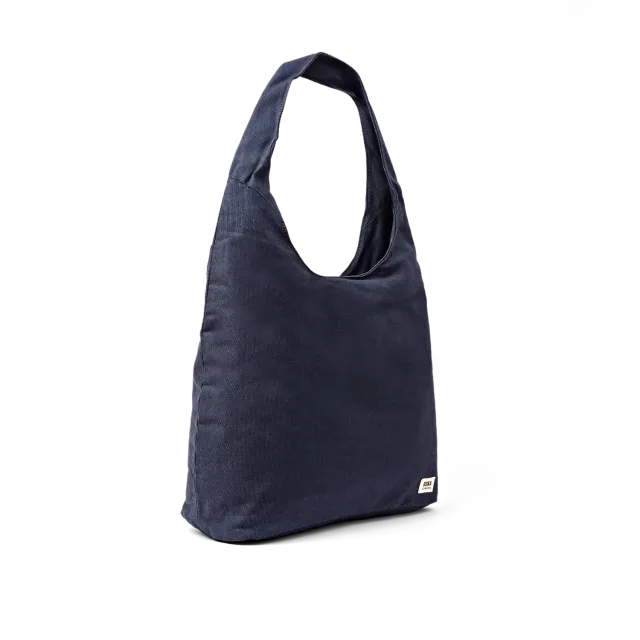Roka London Hoxton skuldertaske anthracite large