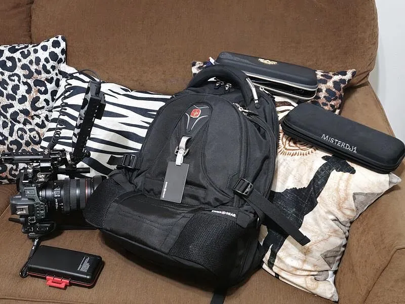 SWISSGEAR kuffertmærke personligt Black/White 2-pak