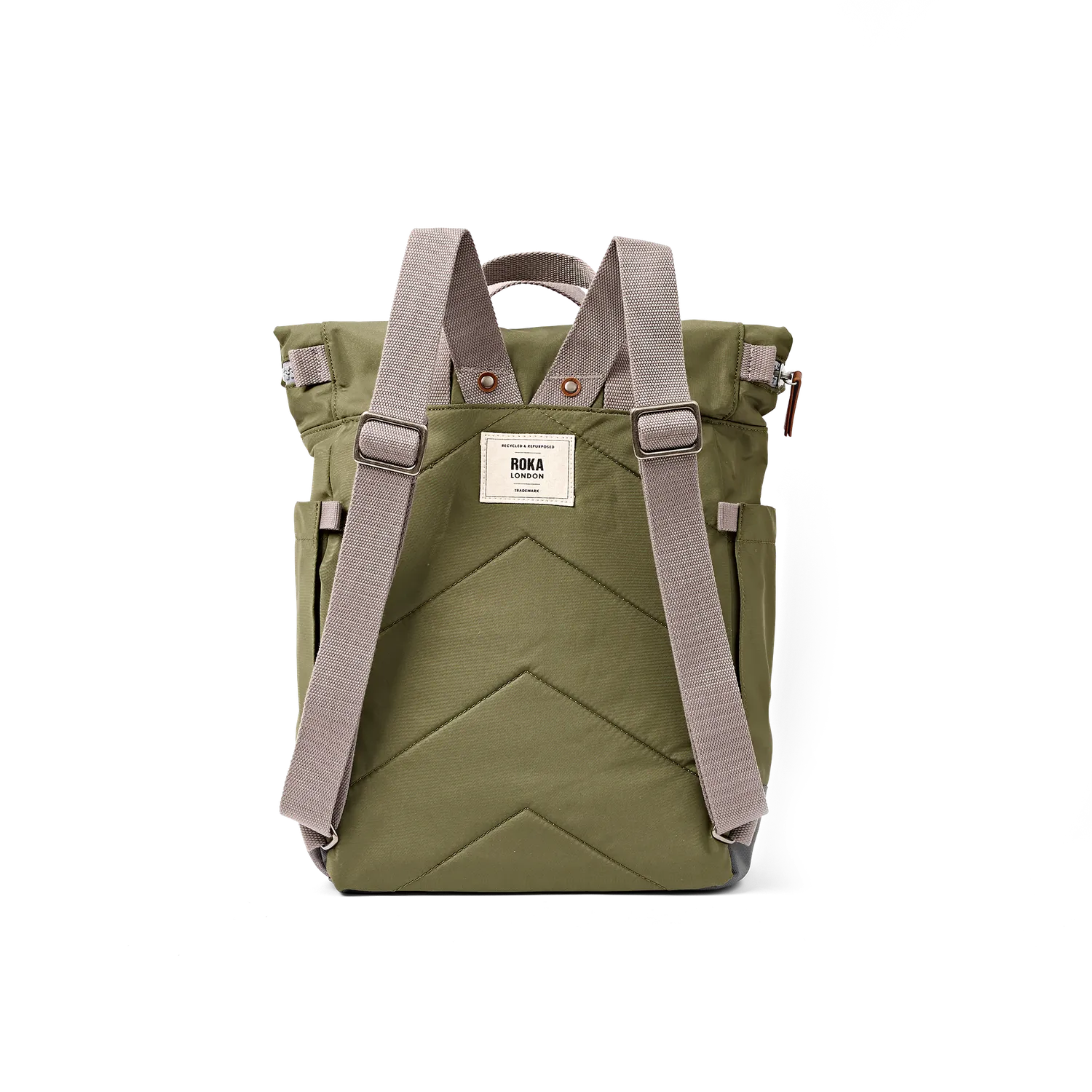 Roka London Bayswater rygsæk chive paraplylomme