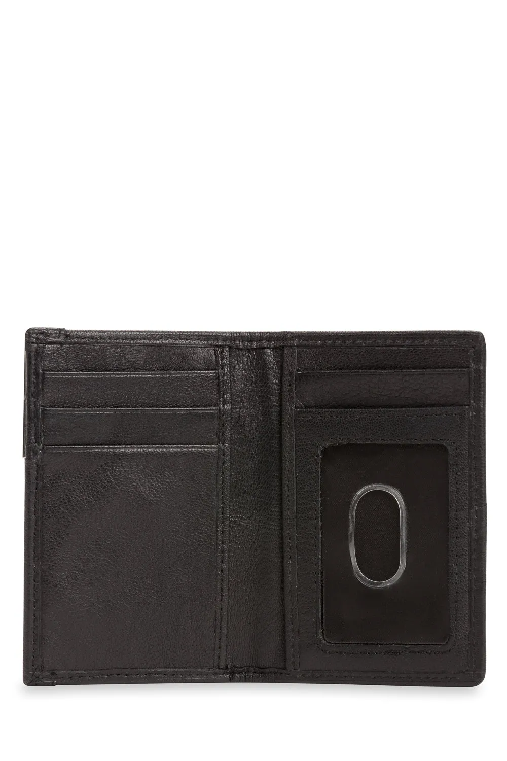 SWISSGEAR RFID BiFold pung grå/sort i læder