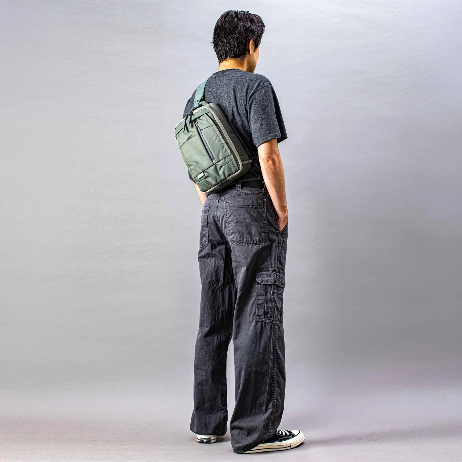 Harvest Label Urban Cargo HVT-0285 slingtaske sort vandtæt