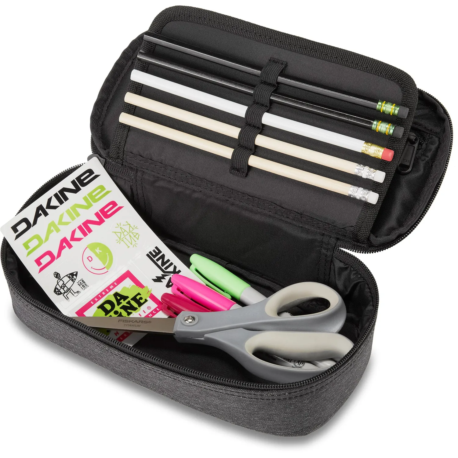 Dakine School Case XL penalhus Black med blyanter