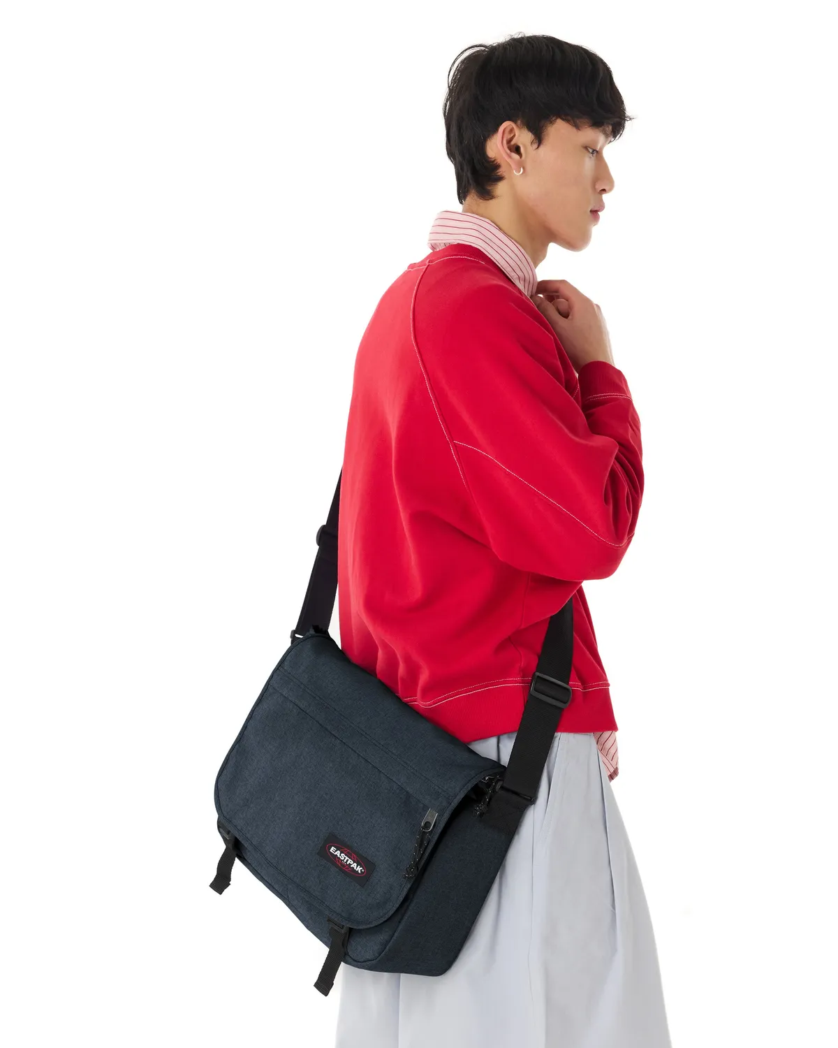 Eastpak Delegate + skuldertaske Triple Denim 17" laptop