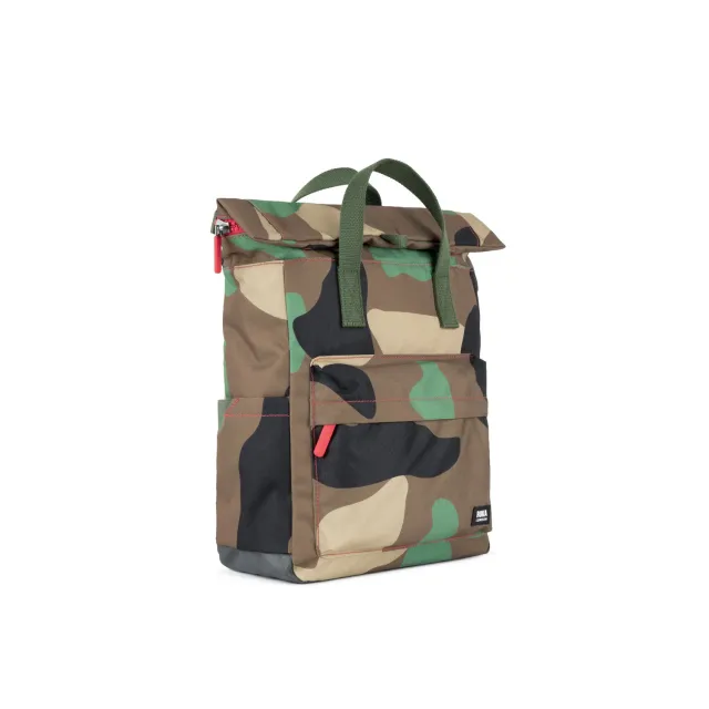 Roka London Canfield Roll Top rygsæk Vintage Camo vejrbestandig