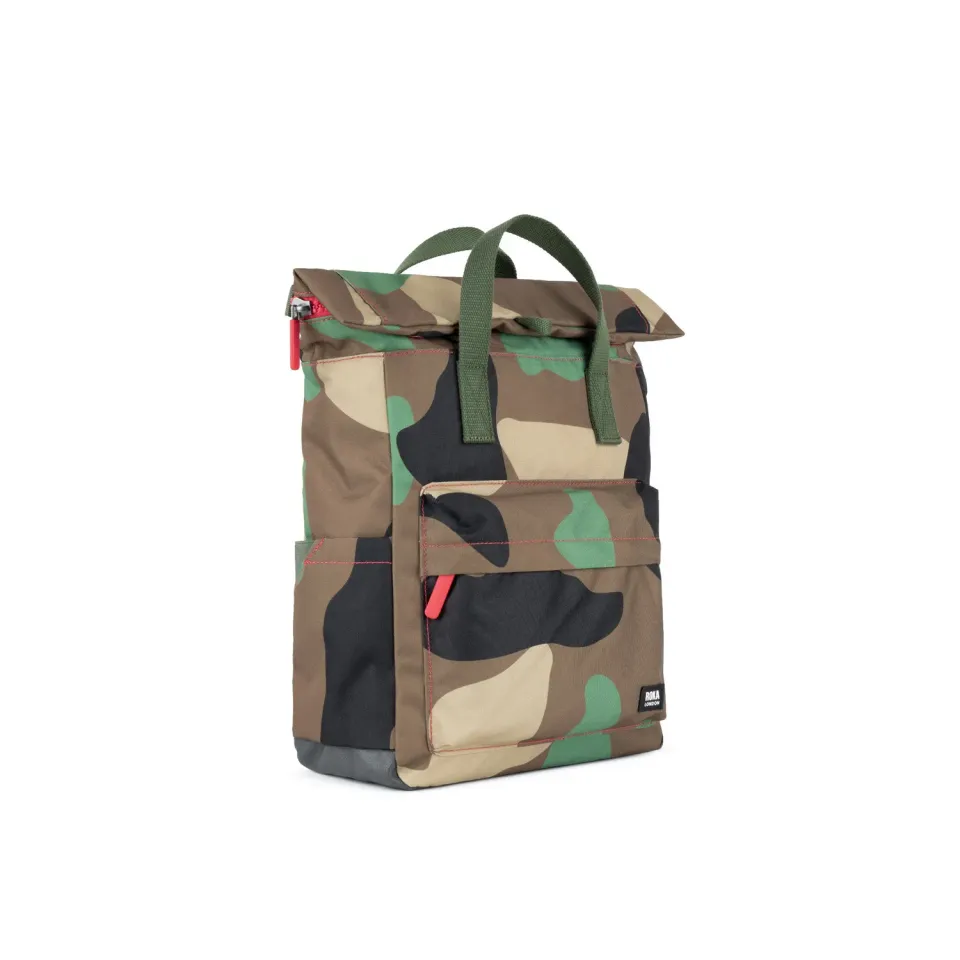 Roka London Canfield Roll Top rygsæk Vintage Camo vejrbestandig