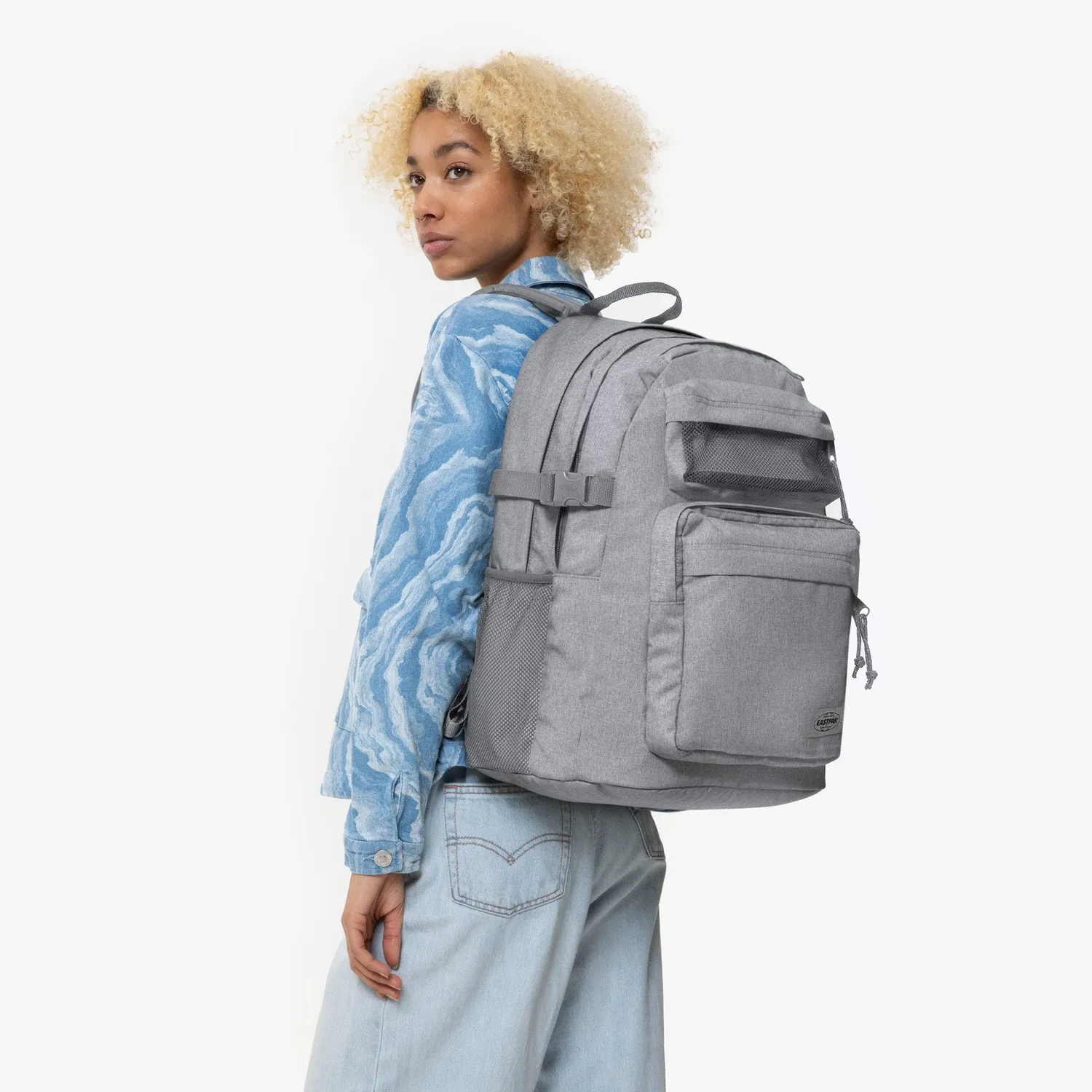 Eastpak Dbl Pro rygsæk Sunday Grey Large laptoprum